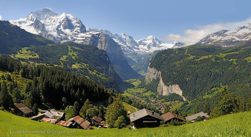 Отель Camping Jungfrau Лаутербруннен Экстерьер фото